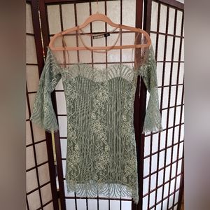 For Love & Lemons Lace Mini Dress